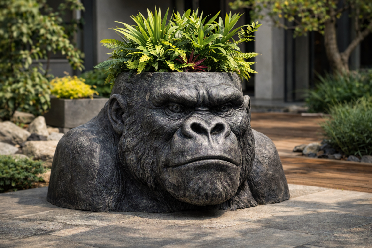 King Kong Planter Sculpture