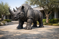 Wild Rhino Guardian Statue